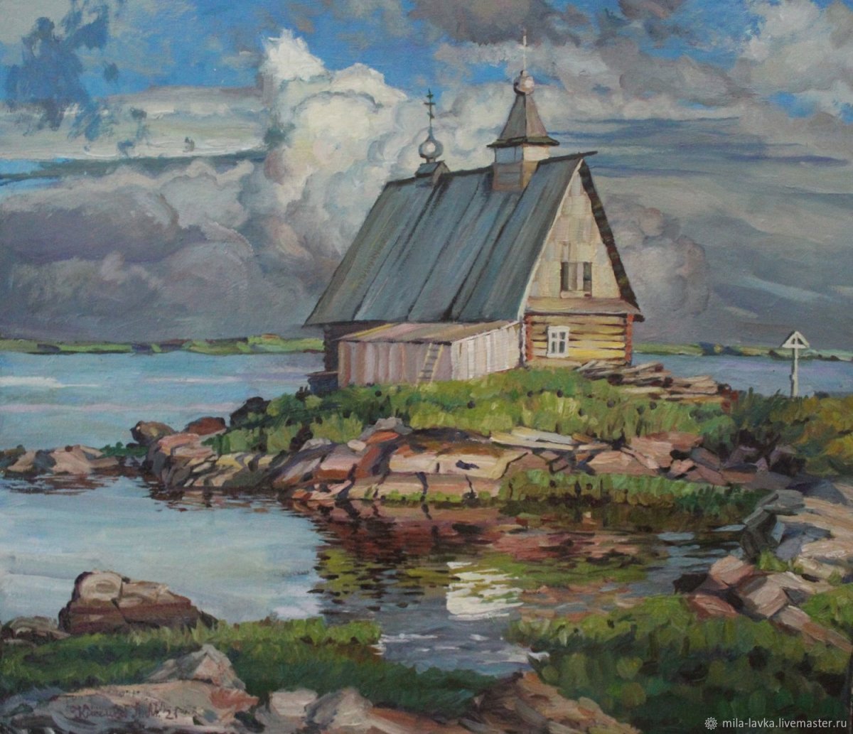 Соловецкие острова картины
