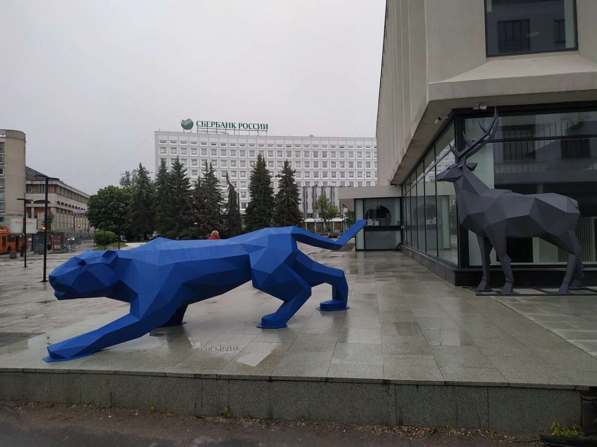Синяя пантера в Нижнем Новгороде