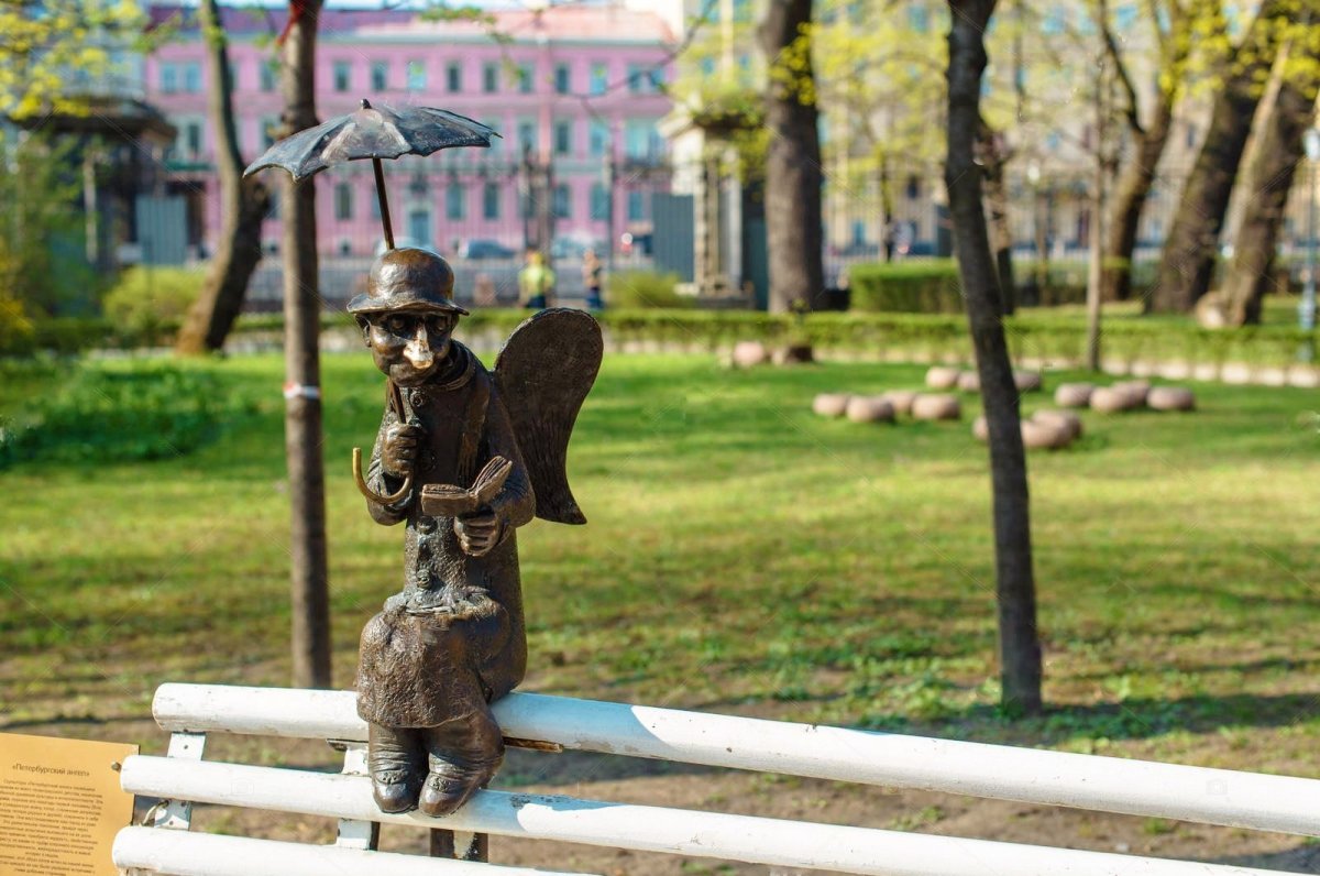 Петербургский ангел скульптура романа Шустрова