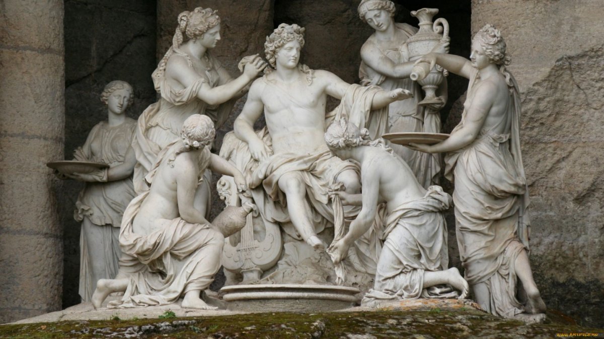 «Аполлон и нимфы» (1666—1675 Франсуа Жирардон