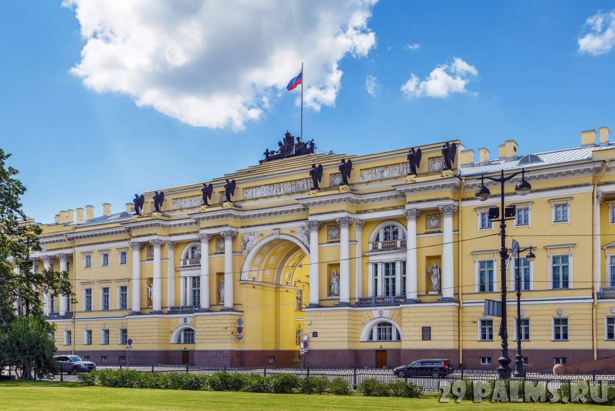 Здания Сената и Синода в Санкт-Петербурге 19 век
