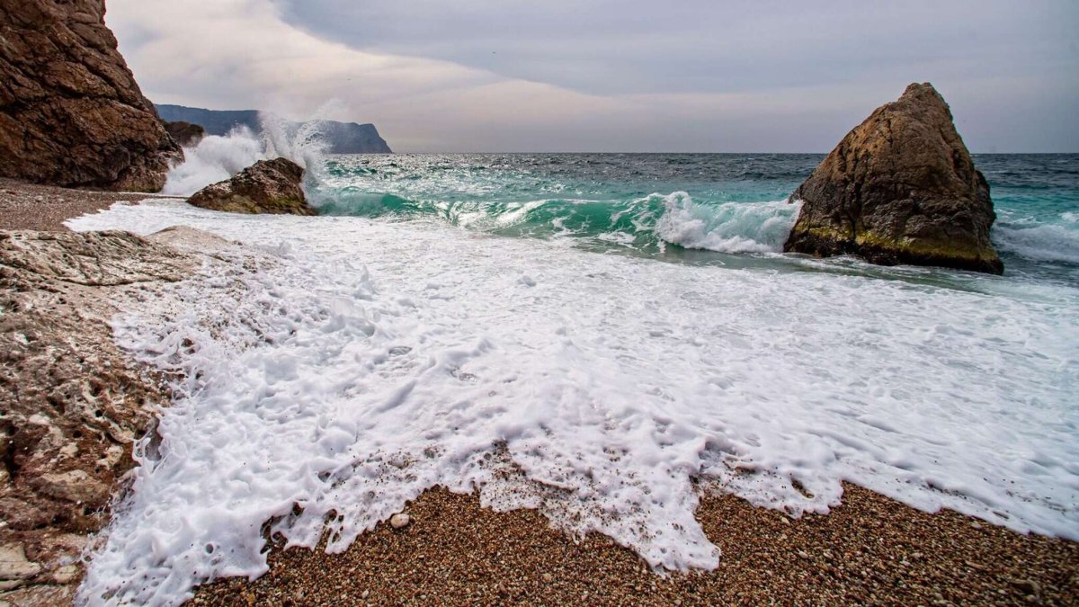 Крым море
