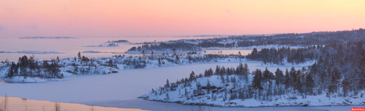 Карелия зимой панорама