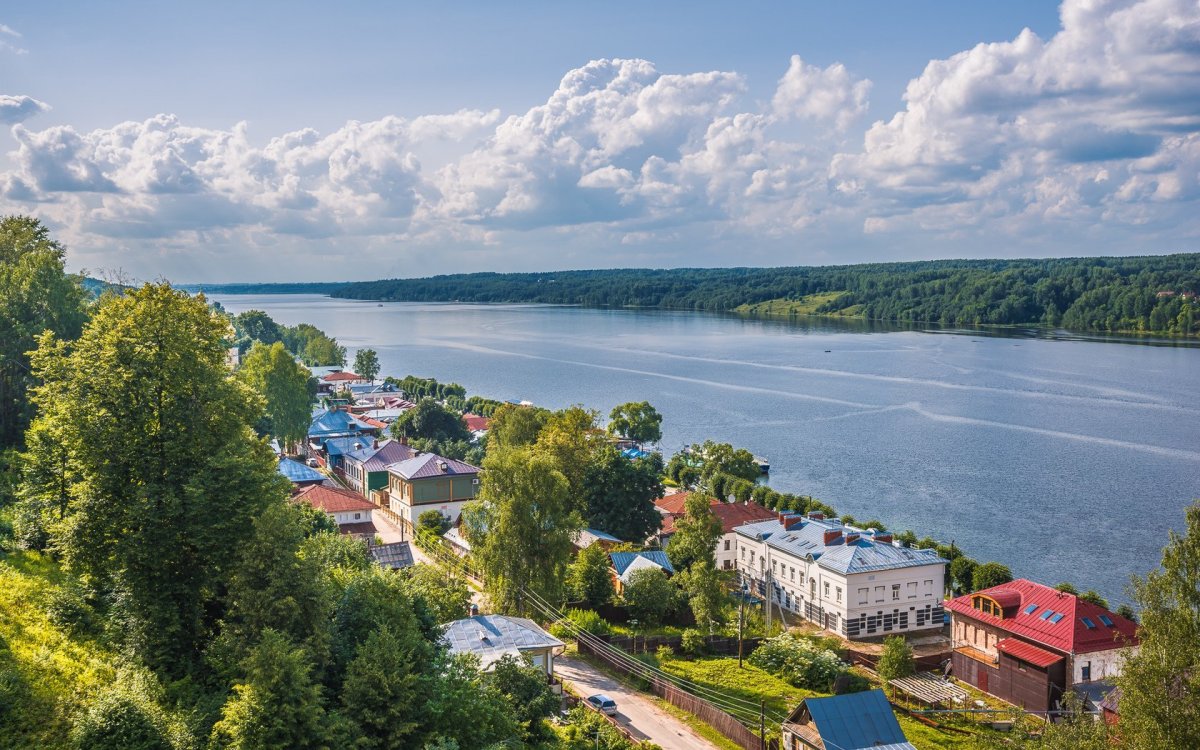 Река Волга Плес
