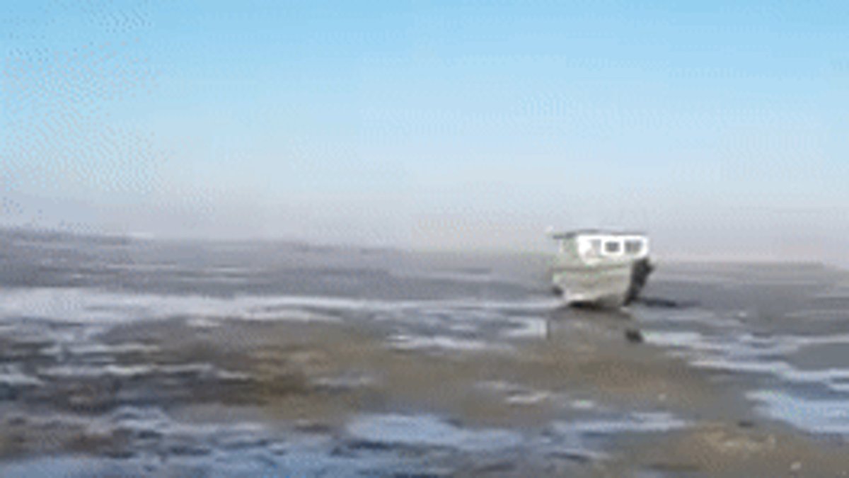 Обмеление Каспийского моря
