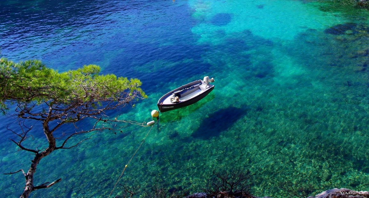 Прозрачная вода море