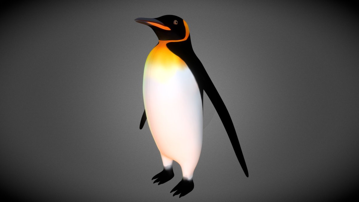 Императорский Пингвин 3d