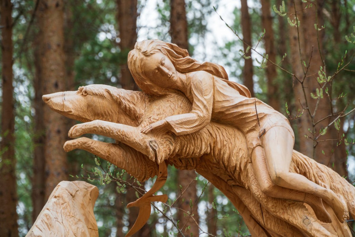Деревянные фигуры Лукоморье Мона Лиза