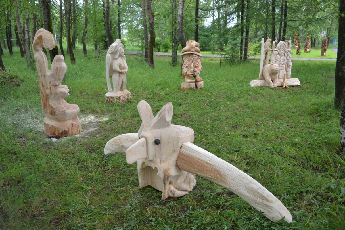 Кудымкар деревянные скульптуры