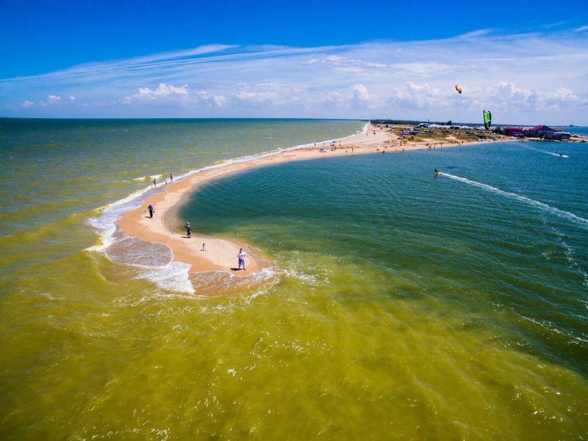 Очаковская коса Азовское море