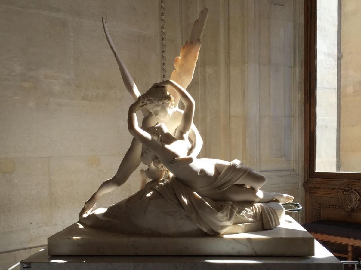 Antonio Canova "Psyche Revived by Cupid's Kiss" 1789”