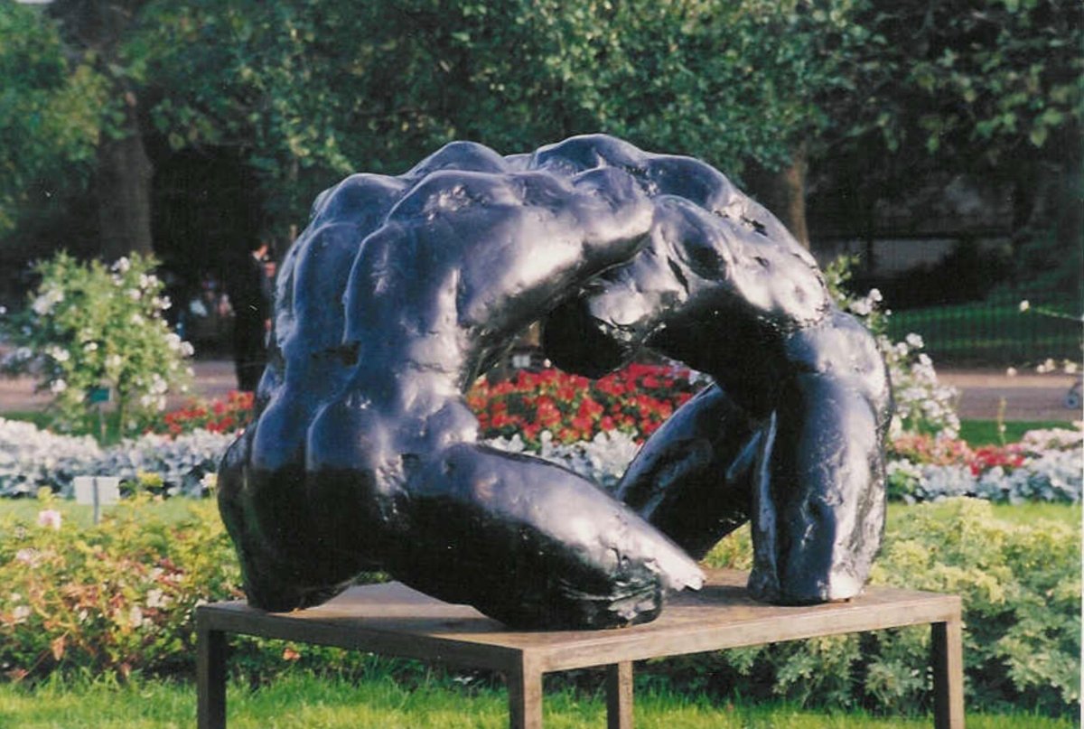 Wrestling Sculpture