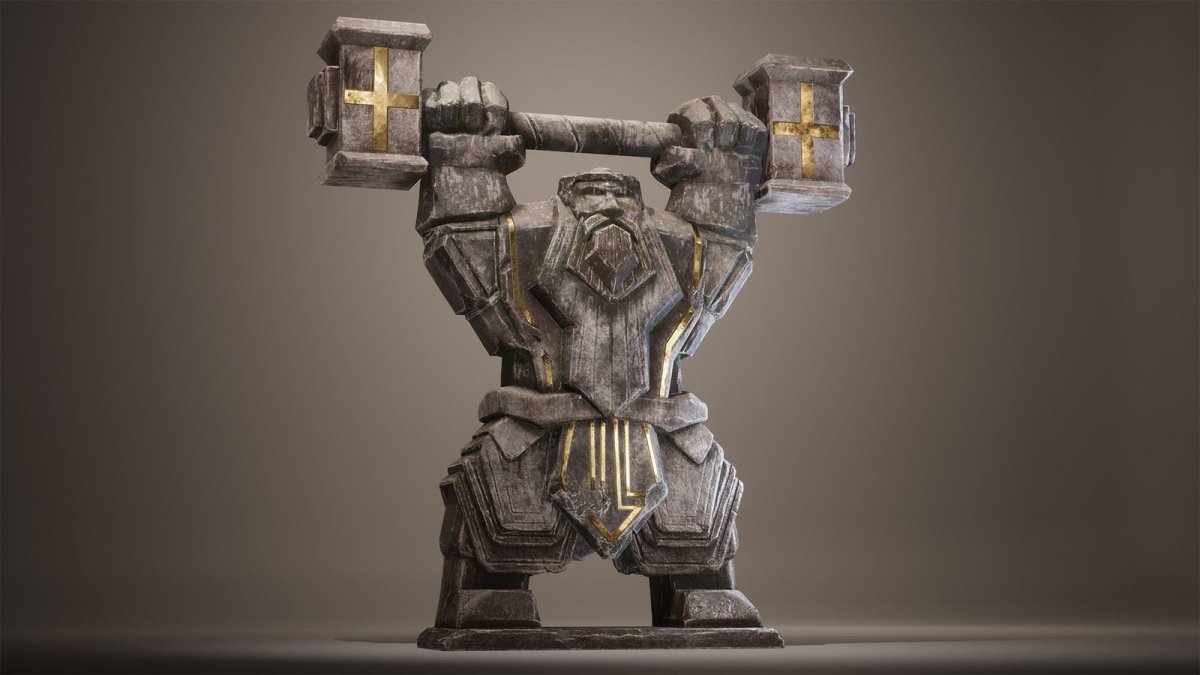 Warhammer Dwarf Statue