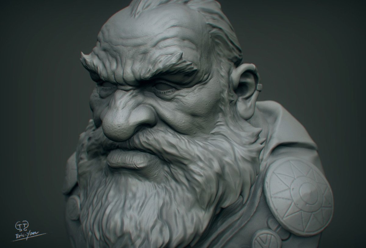 Dwarf Zbrush Sculpt