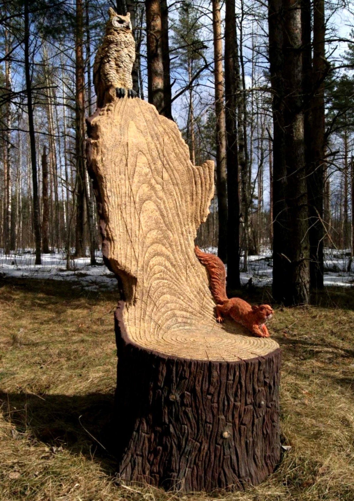 Деревянные фигуры