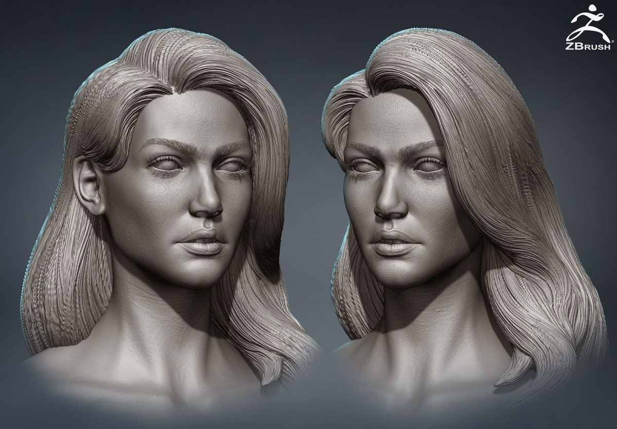 3d скульптинг в Zbrush