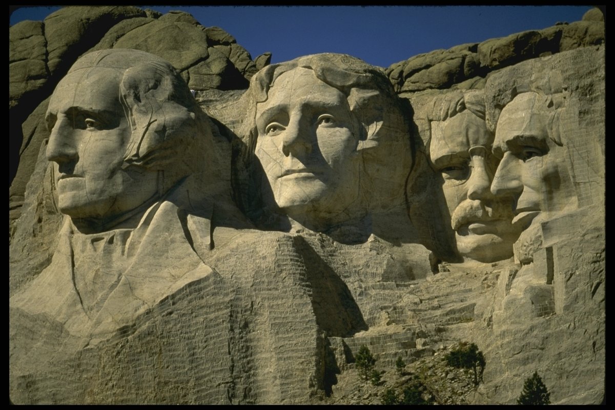 Северная Америка гора Рашмор