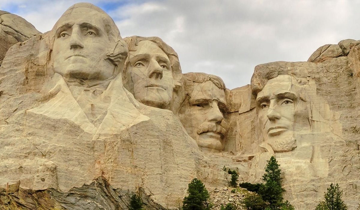 Президенты в скале США