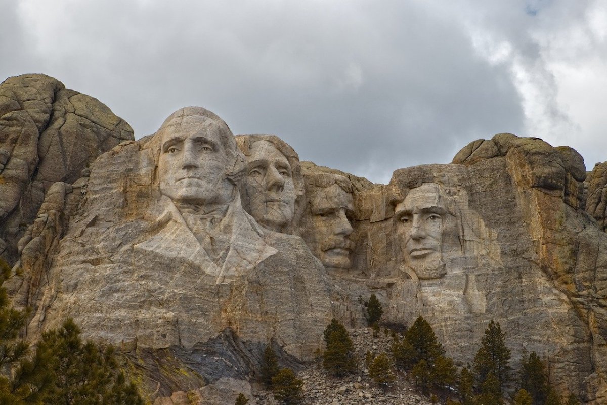 Гора Рашмор в США