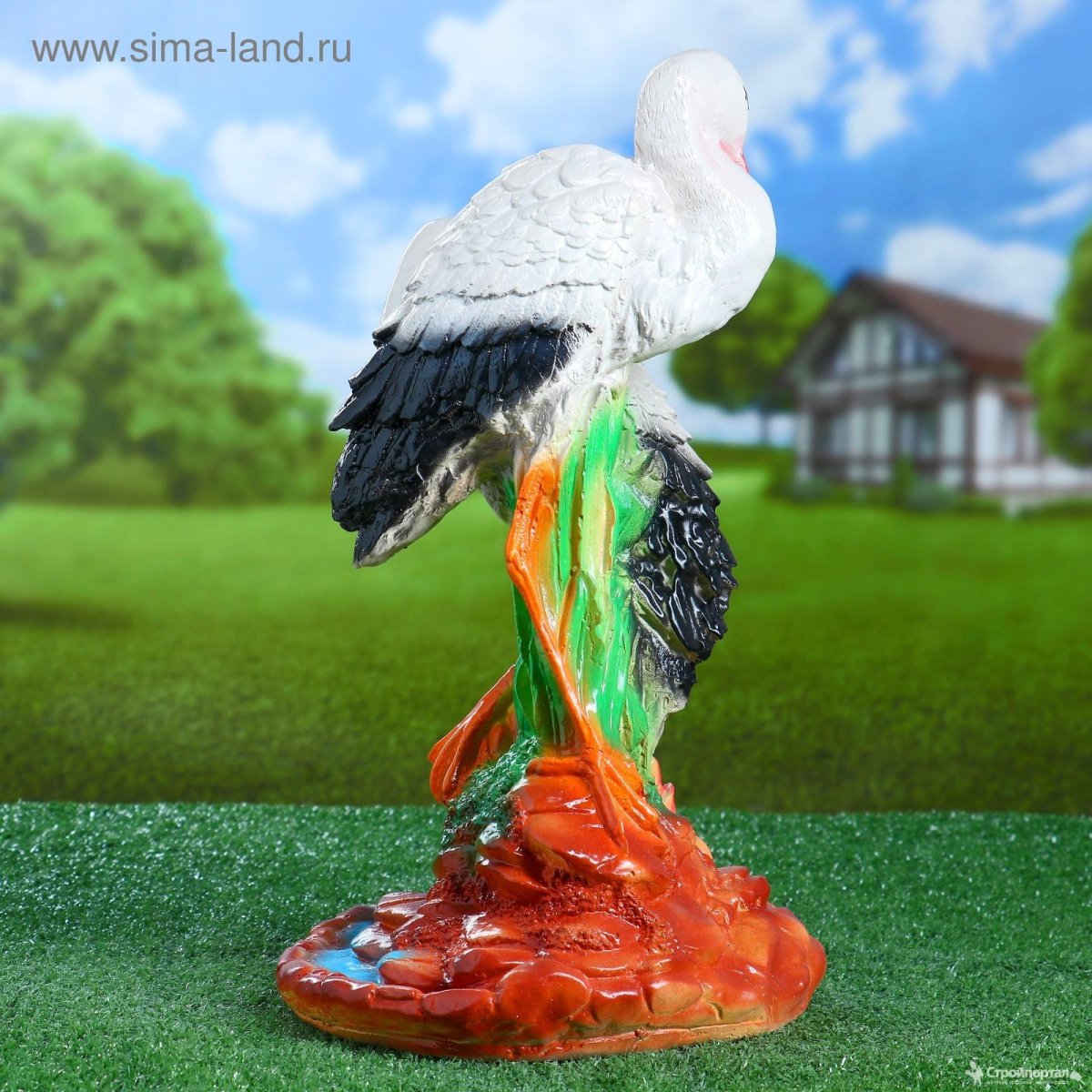 Садовая фигурка Аист