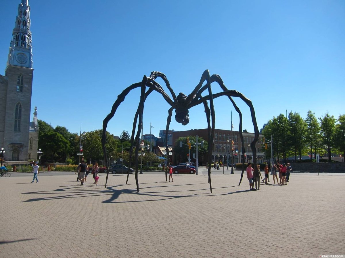 Памятник пауку в Оттаве