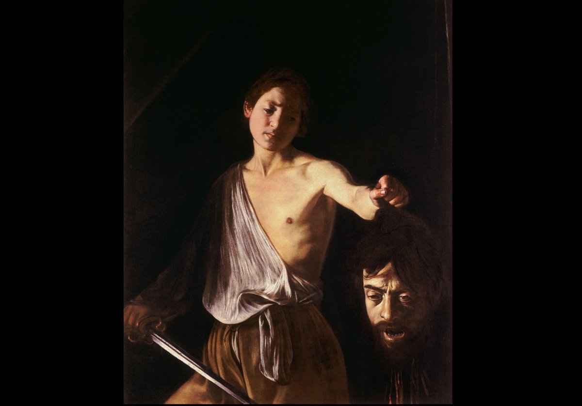 Караваджо Давид с головой Голиафа, 1606