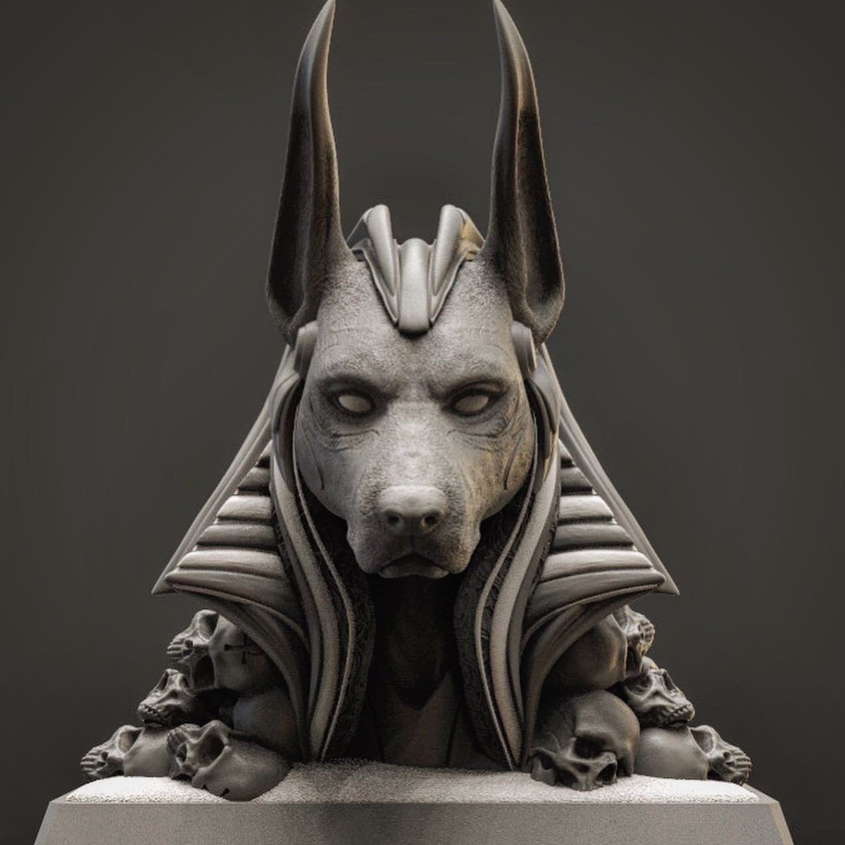 Анубис Zbrush