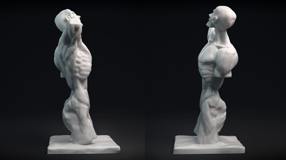 Мюнхенский торс 3d