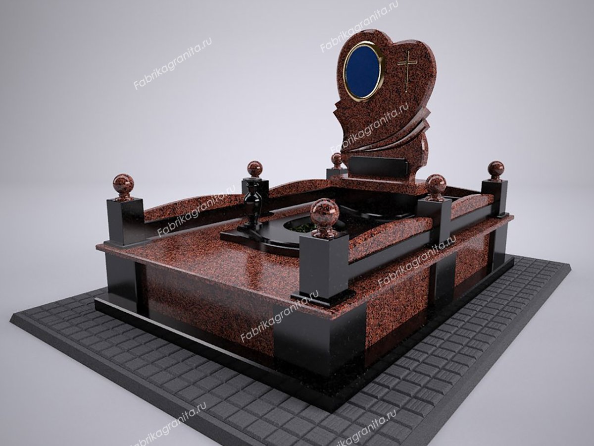 Памятник на могилу 3d