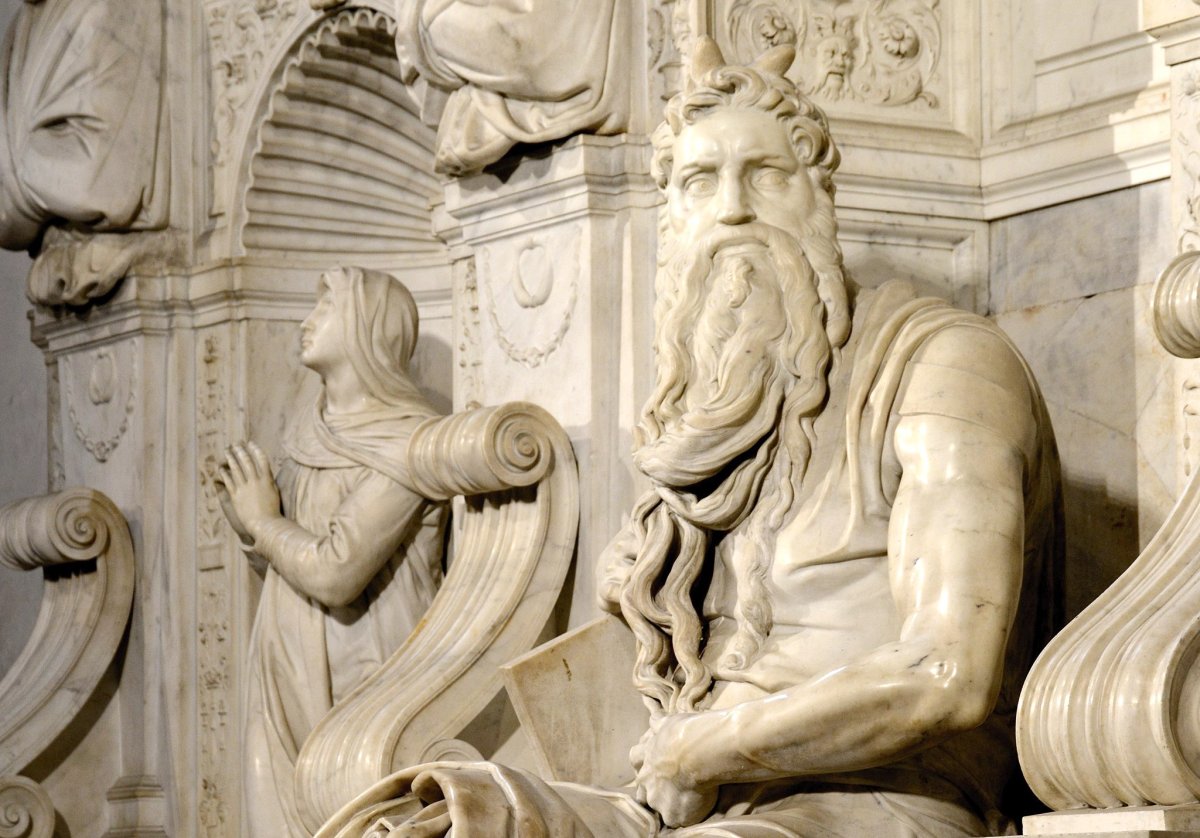 Statue of Moses at the Library of Congress