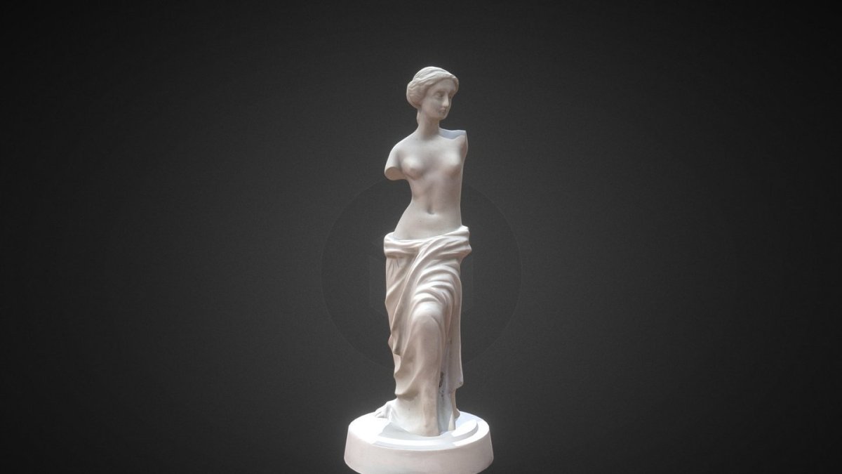 Греческая статуя 3d