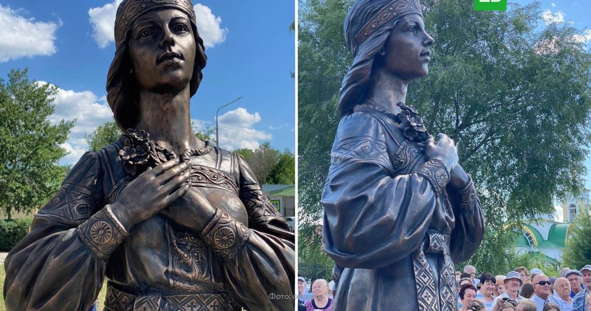 Новый памятник Аленке