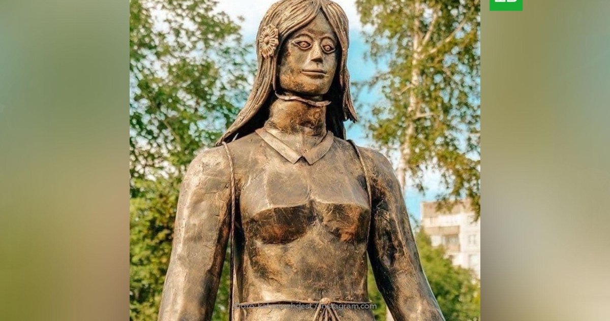 Памятник Аленке в Новосибирске
