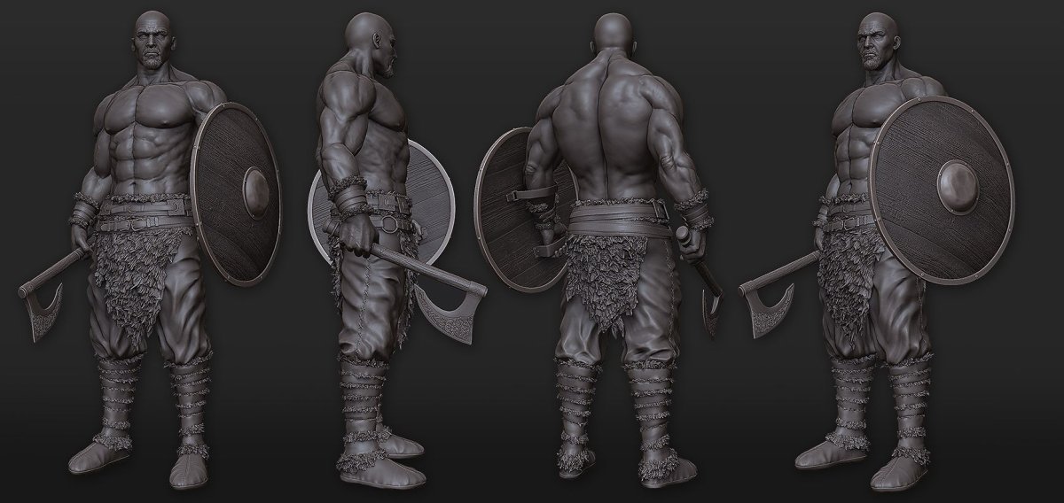 Рагнар Zbrush
