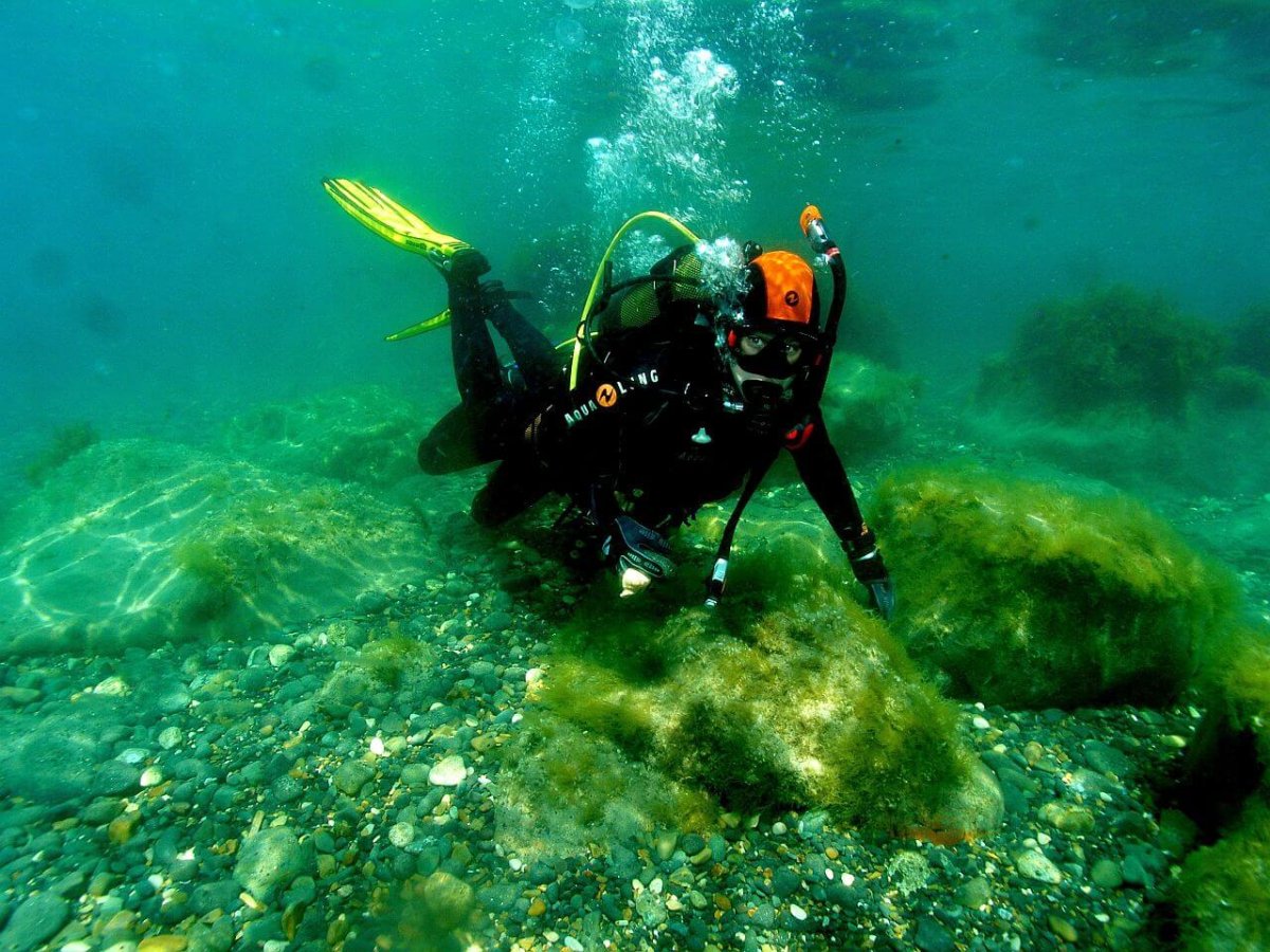 Черное море с аквалангом