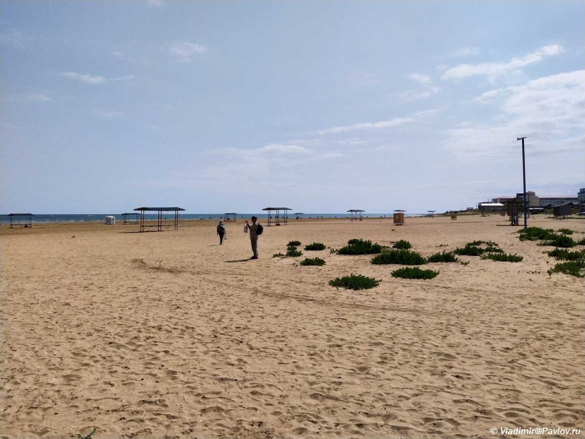 Каспийское море пляж Избербаш
