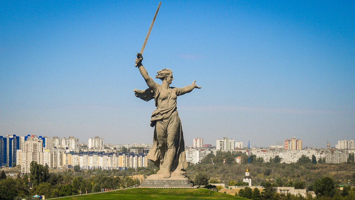 Россия, Волгоград, статуя Родины-матери