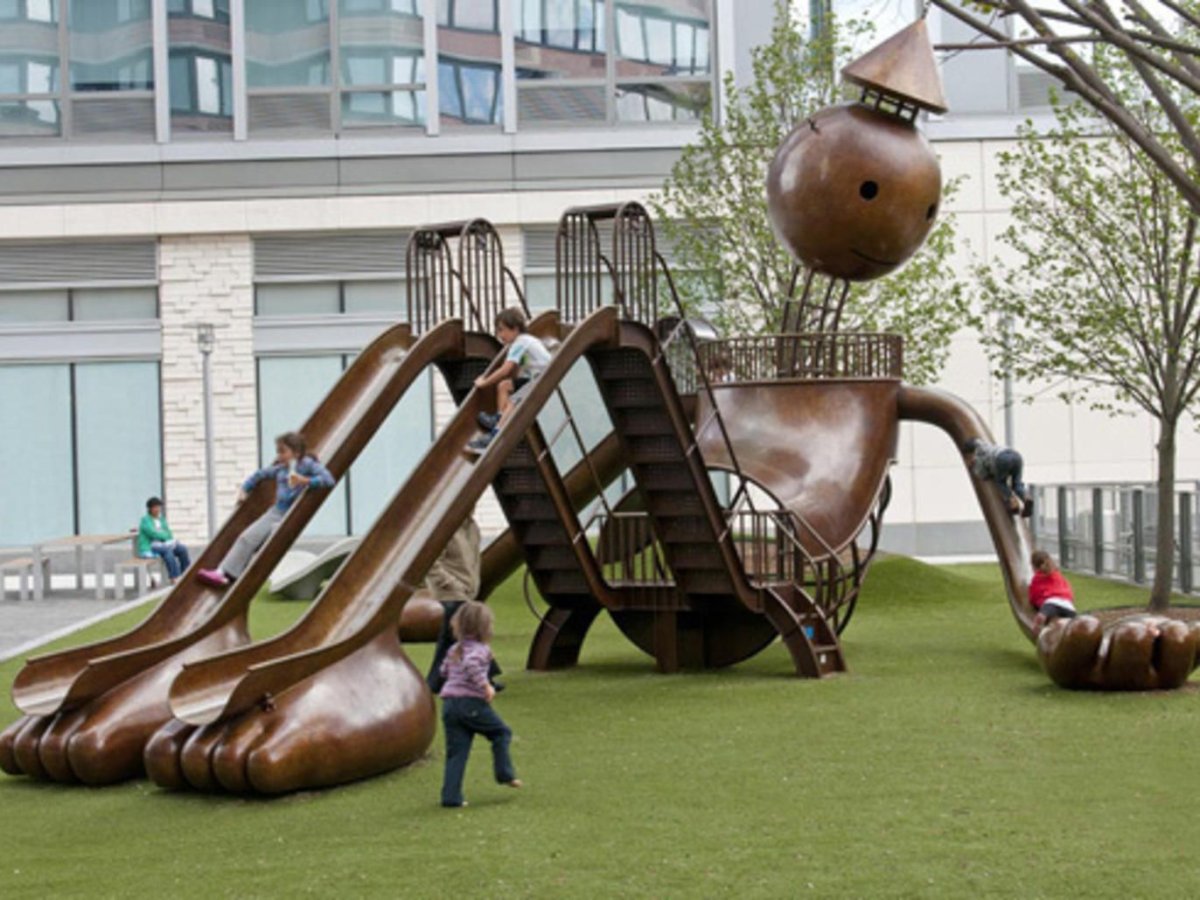 Серебряные башни (Silver Towers Playground), Нью-Йорк, США