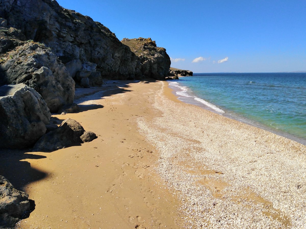 Пляж Азовского моря Херсон