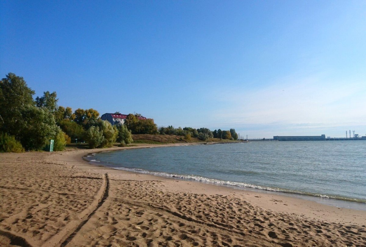 Новосибирск Обское море пляж