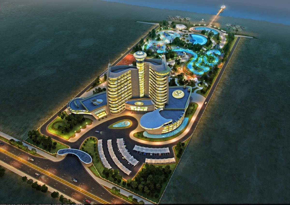 Курортная зона Аваза Туркмения