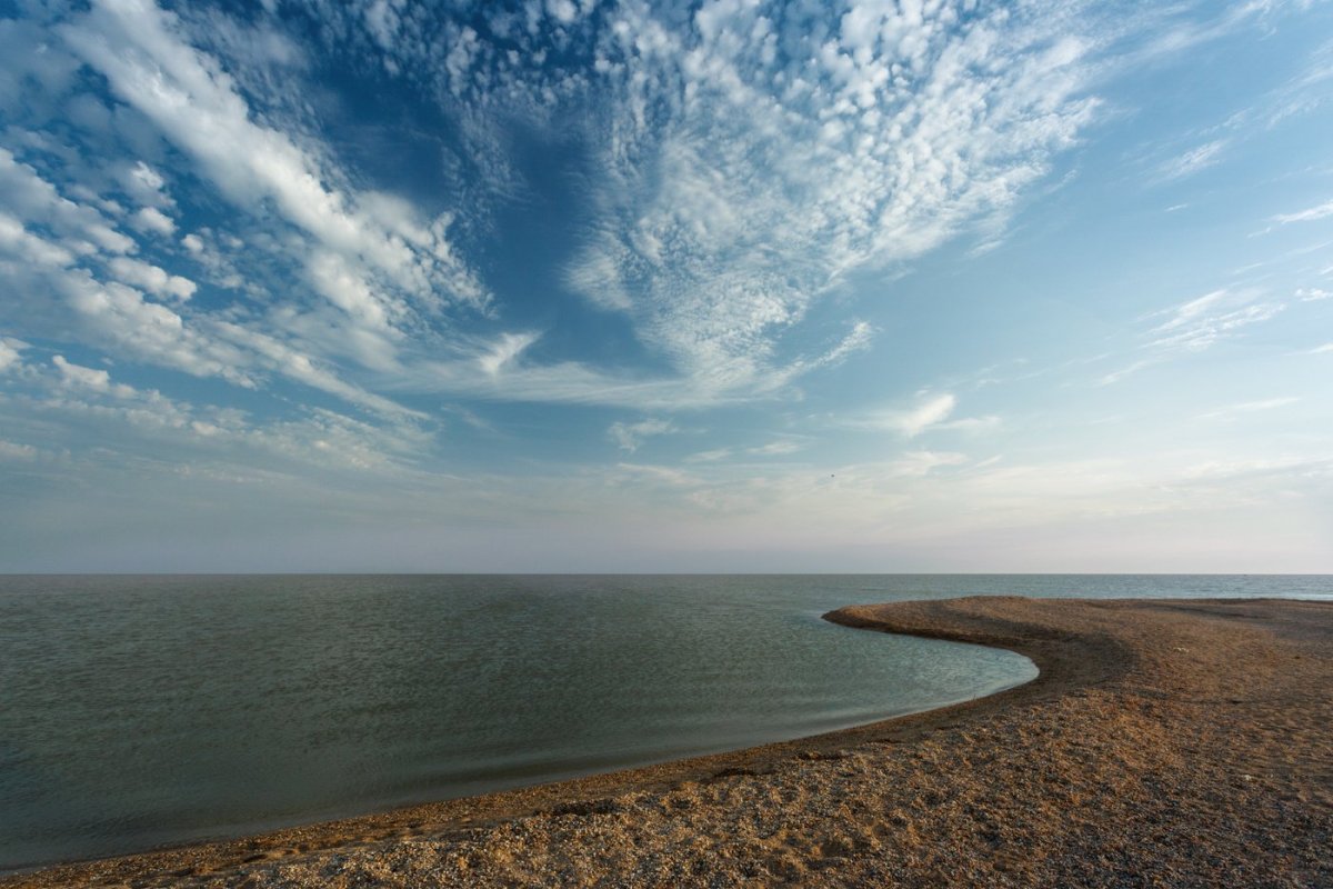 Коса долгая Азовское море