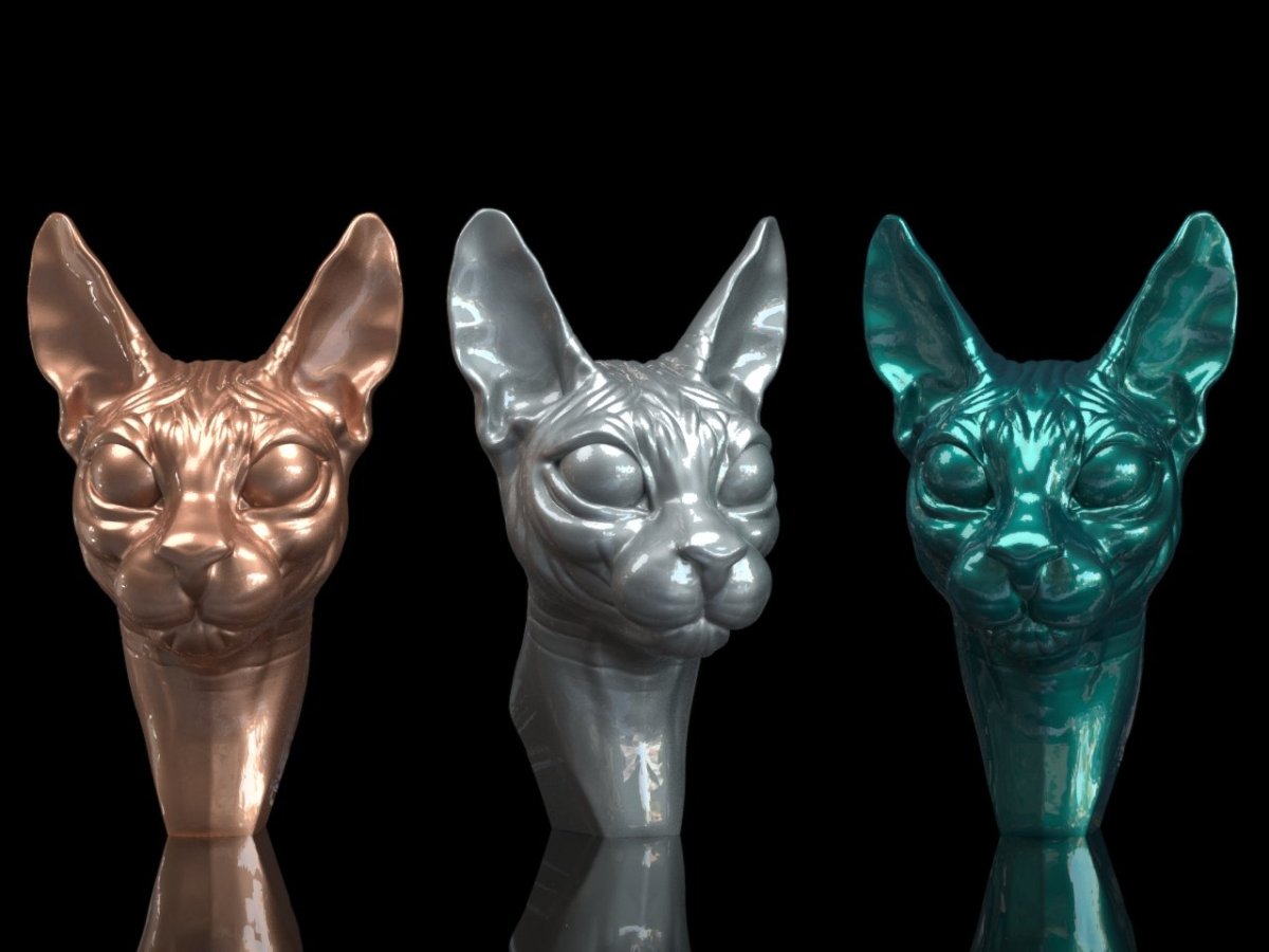Sphynx Cat head STL