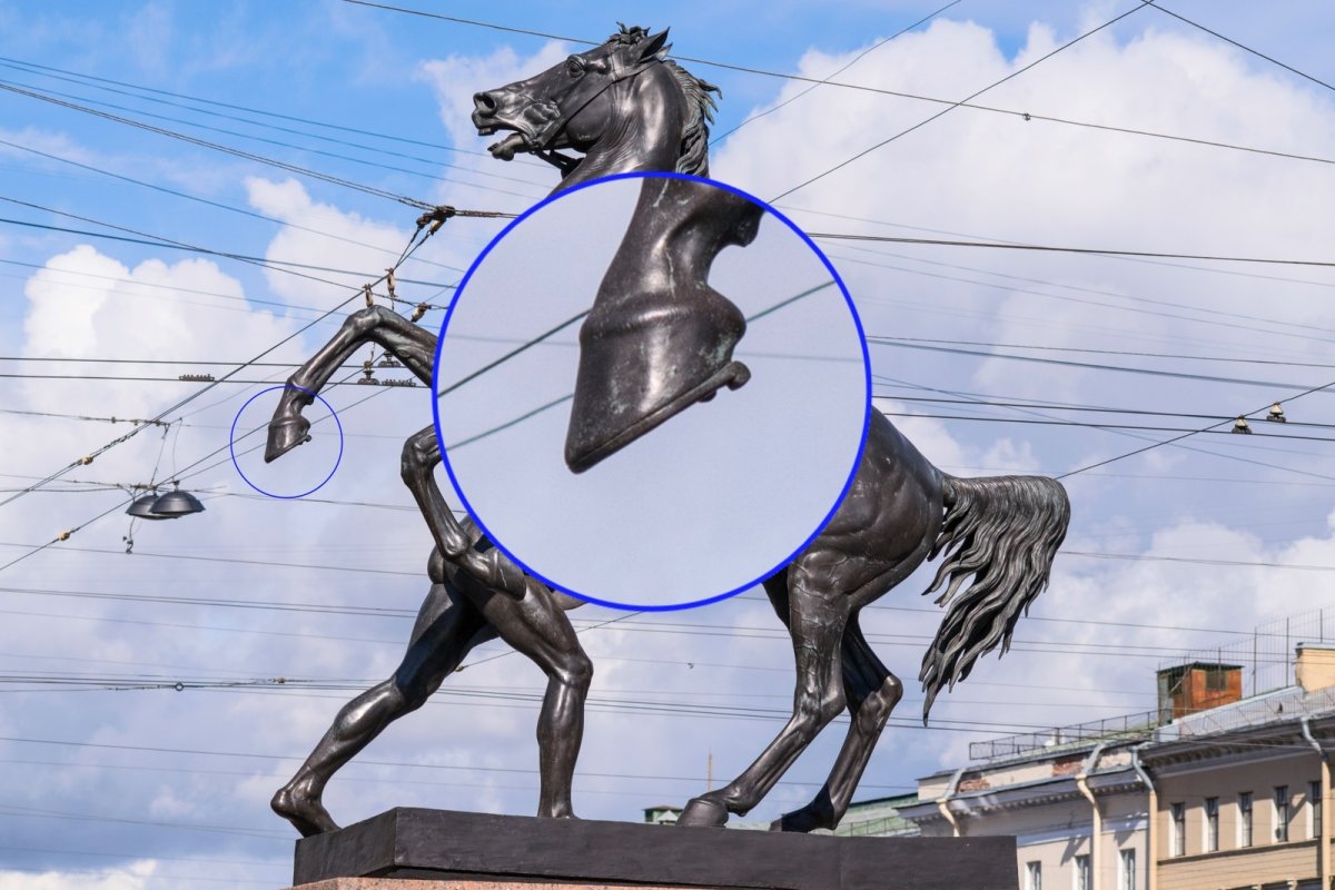 Аничков мост лошади Клодта