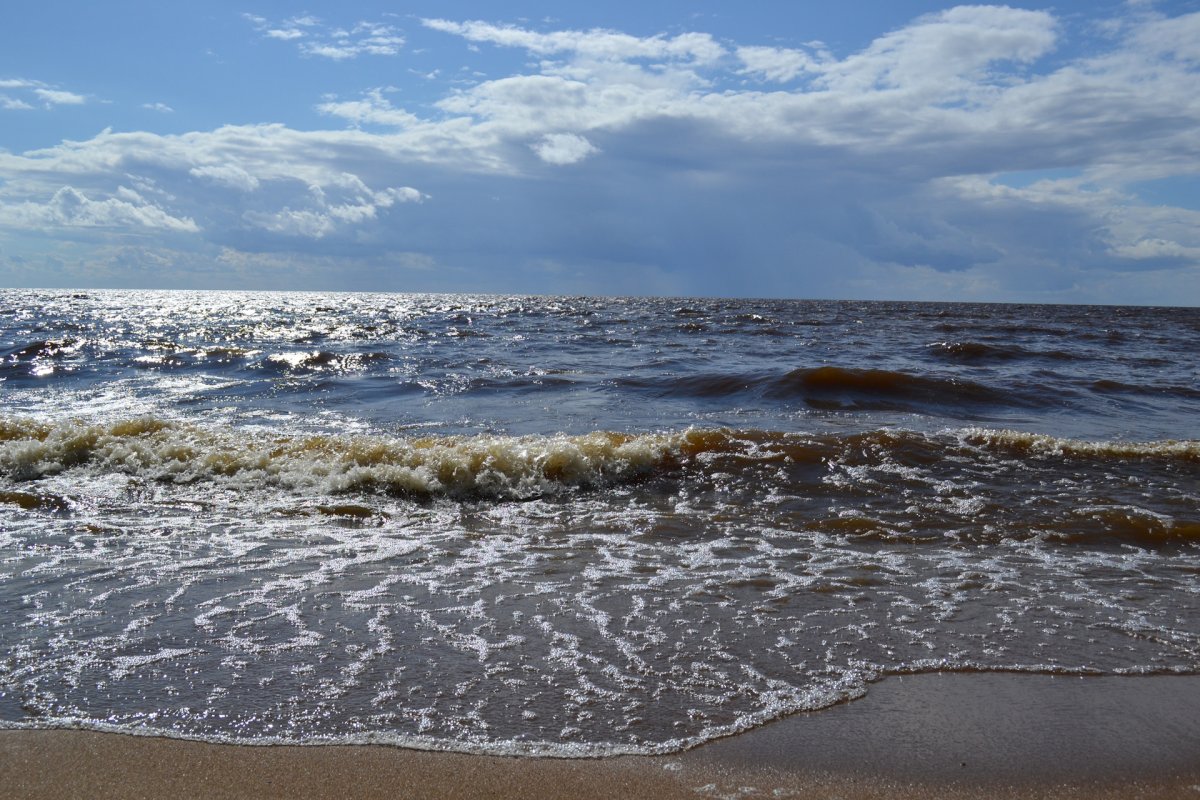 Рыбинское водохранилище море