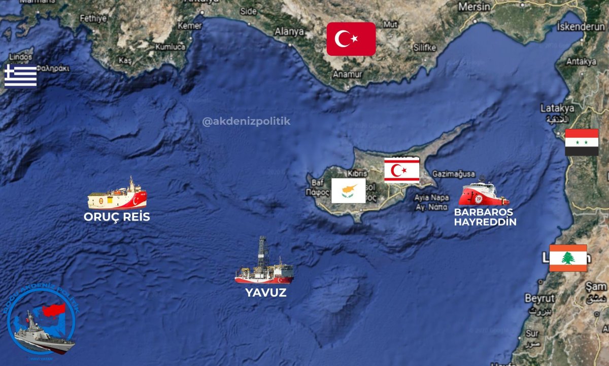 Нефть в Средиземном море Турция
