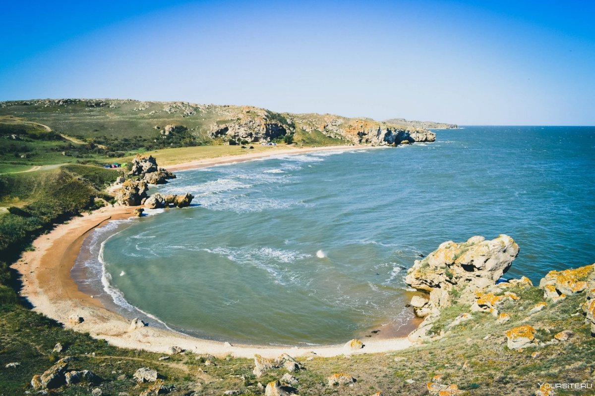 Крым Азовское море Генеральские пляжи