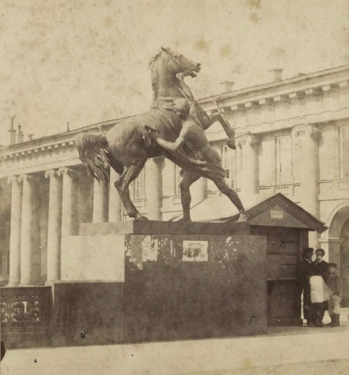 Аничков мост в Санкт-Петербурге 19 век