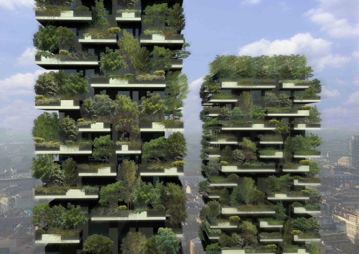 Небоскребы Bosco verticale («вертикальный лес»)