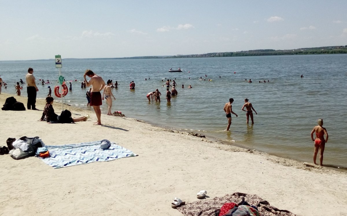 Шершневское водохранилище пляж